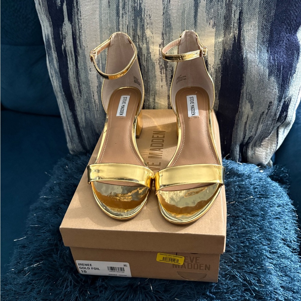 Steve Madden Gold Women's Sandals